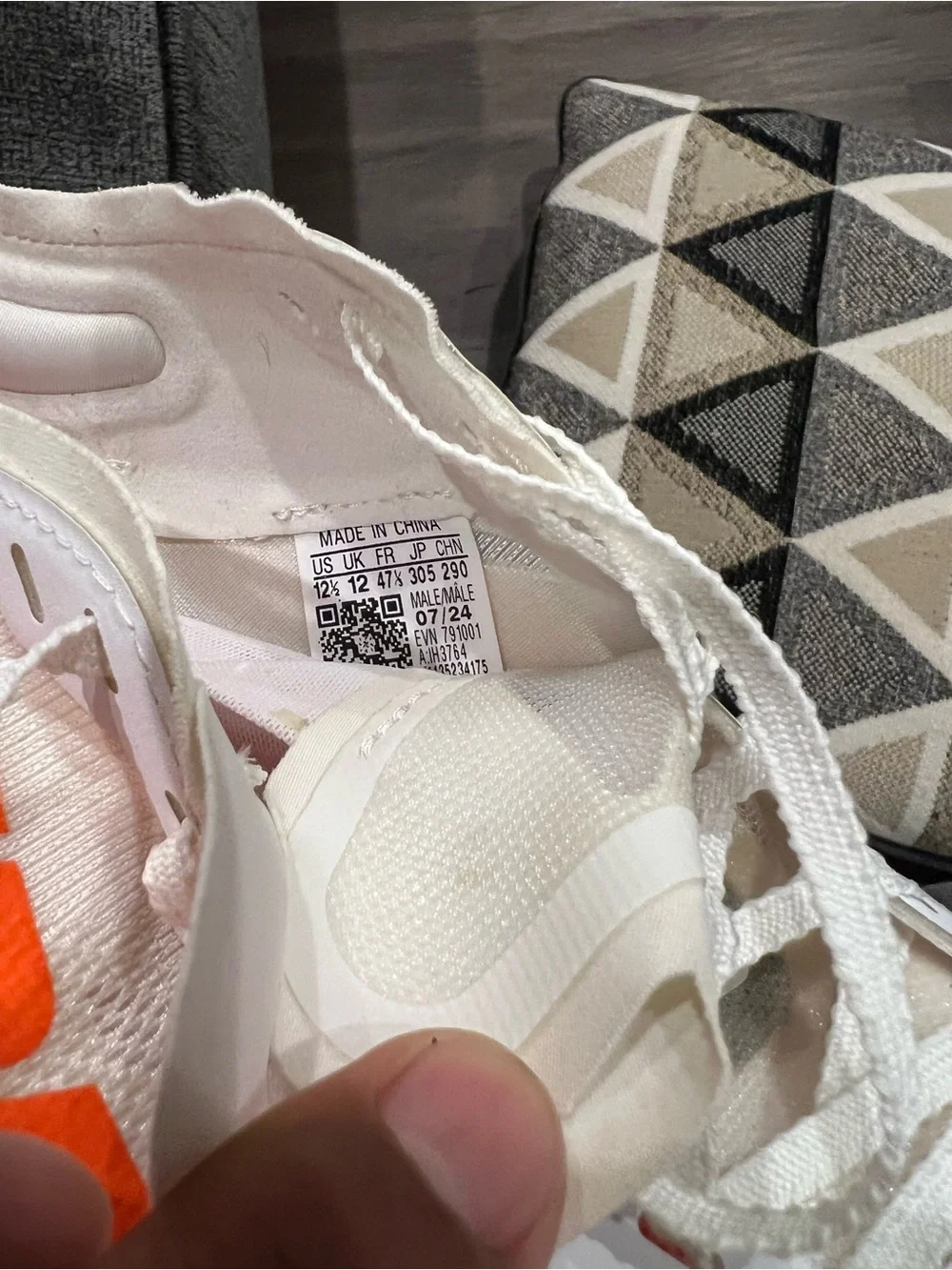 adidas TERREX Pink White Lightweight Trail Sneakers
